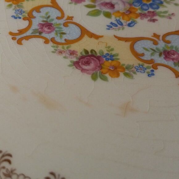 Vintage Vanity Fair Cake plate Cottagecore Kitsch - Picture 5 of 7